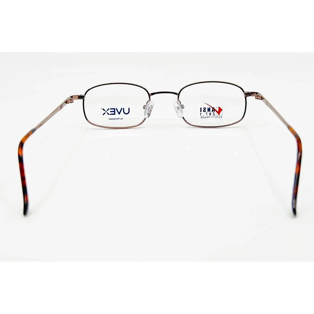 Uvex Eyeglasses Unisex Brown Titmus Z87-2+ FC707 ANB CS67 49-19-140